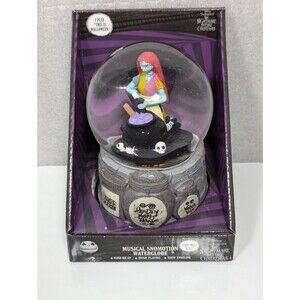 New! 2024 Nightmare Before Christmas Sally Musical Snowmotion Halloween Globe